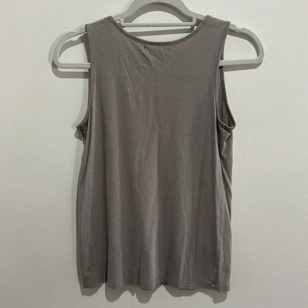 Banana Republic Grey Floral Lace Tank Top Size XS